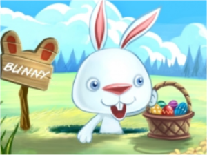 �yEaster Bunny�z�����ĊȒP�I�q�������̊ԈႢ�T���Q�[��
