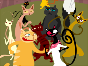 �yCATness Club�z�l�R����������I�l�R�D���ɃI�X�X���Q�[��