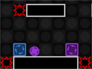 �yWall Roller�z�ǂ�`���ē]����{�[���̂P�{�^���A�N�V�����p�Y���I