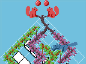 �ySquirrelativity�z���X睂����͂��ĉʕ����W�߂�p�Y���Q�[���I